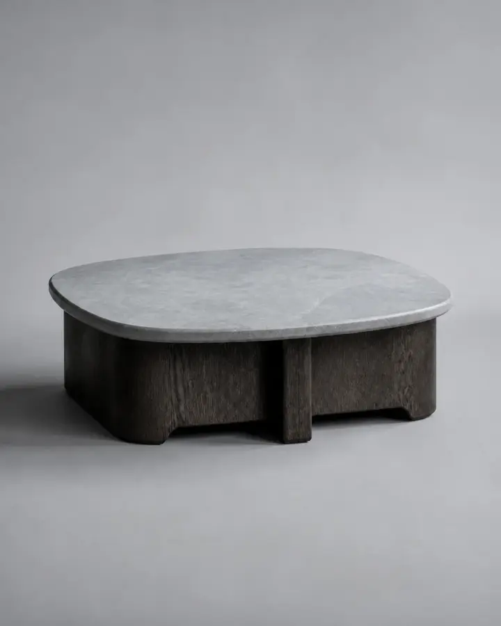 Alternate view of Slate Oak Low Table